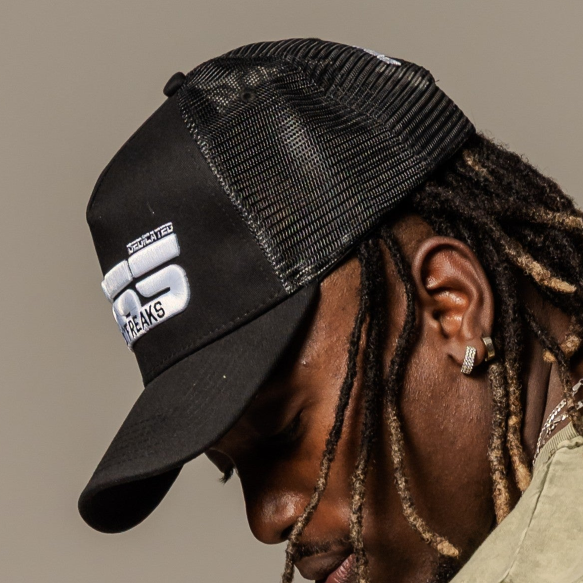 BF Dedicated 365 Baseball Cap - BLACK/WHITE