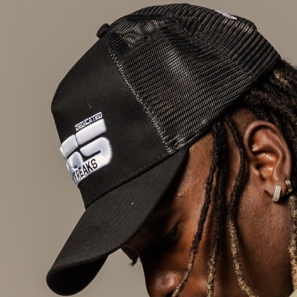 BF Dedicated 365 Baseball Cap - BLACK/WHITE