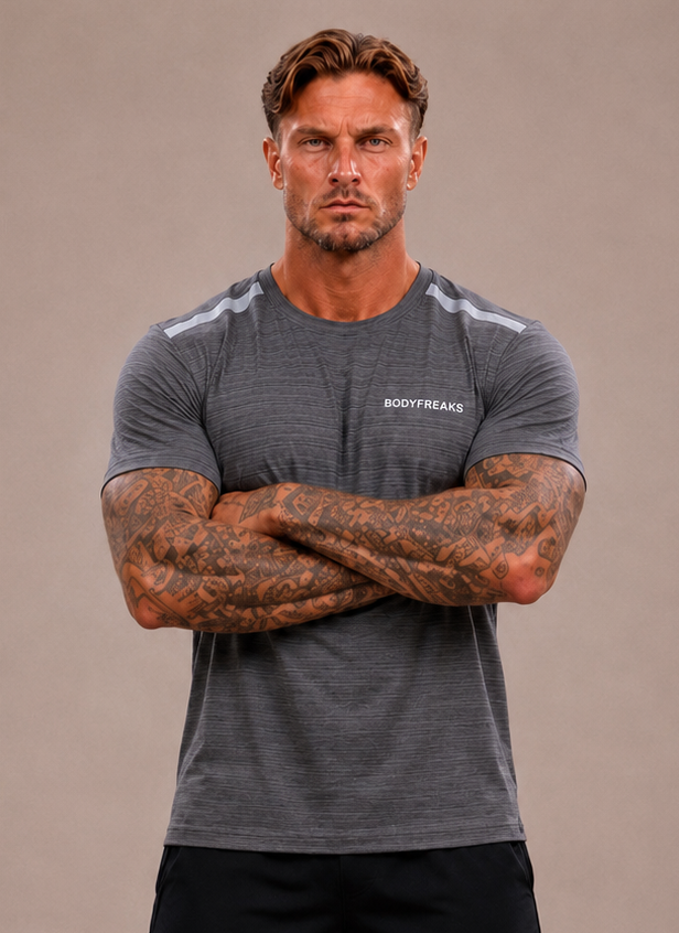 BF Reflect Tee - Charcoal