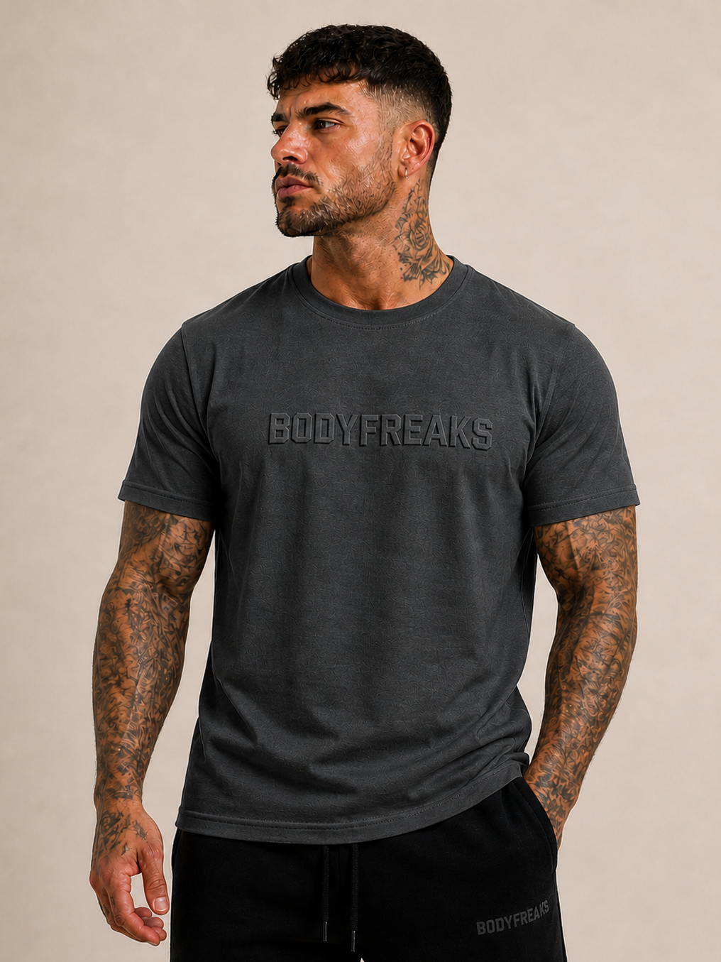 BodyFreaks Elevate Tee - Charcoal