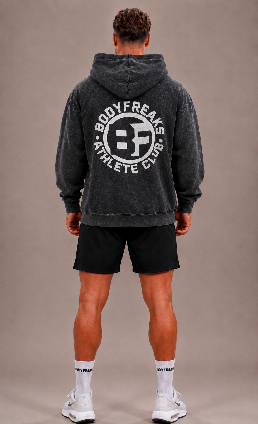 Acid Wash Athlete Club Hoodie