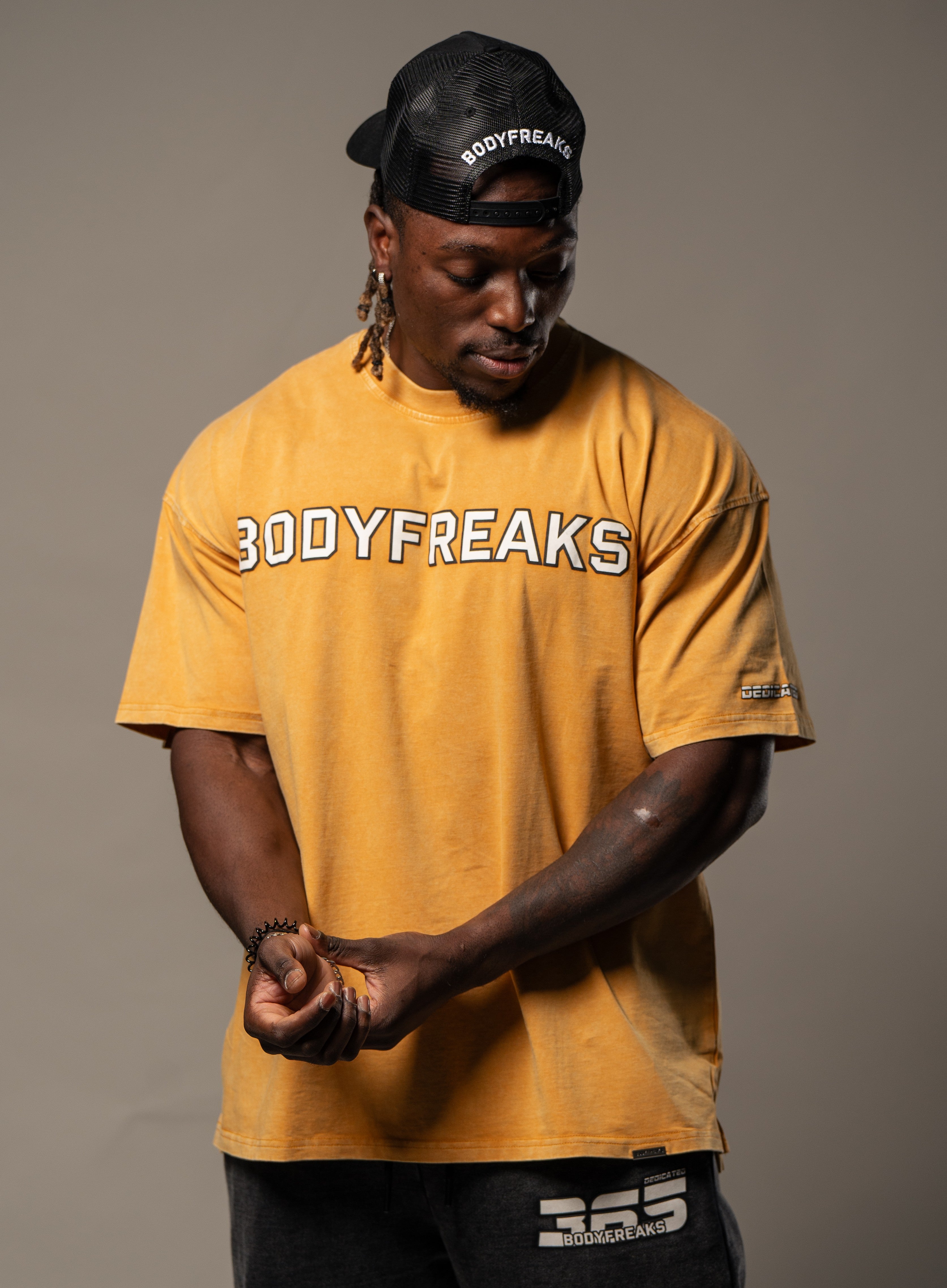 Dedicated 365 Oversized Tee- YELLOW MUSTARD