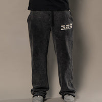 BF Dedicated 365 Oversized Stone Wash Joggers - Jet Black