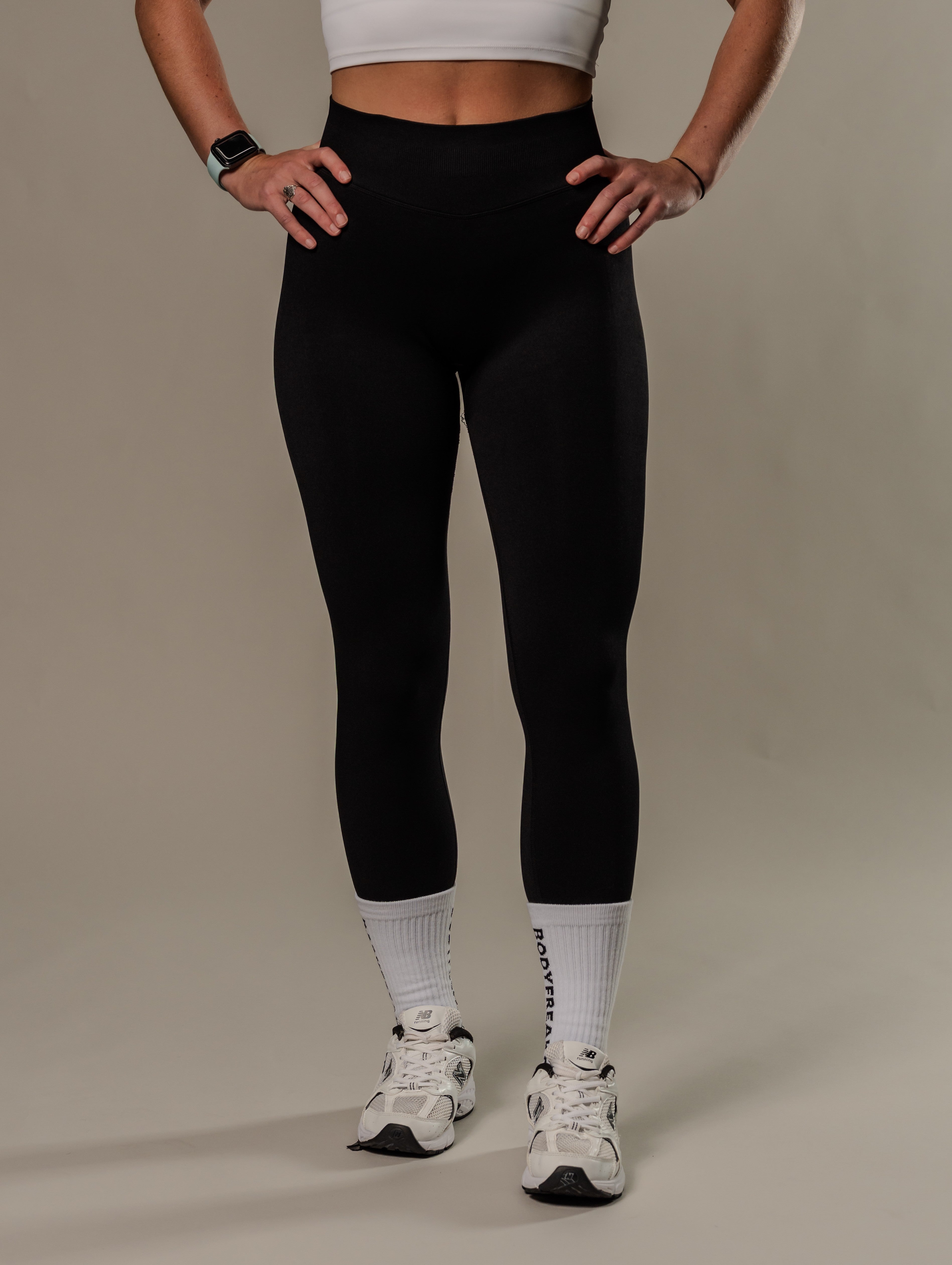 BF Flex Seamless Leggings - JET BLACK [bulk-run-1:BF Flex Seamless Leggings - JET BLACK Shortlist]