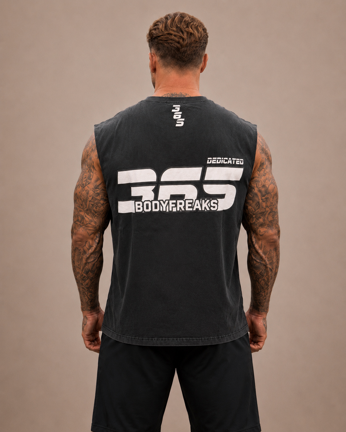 Dedicated 365 Sleeveless Tee- Black
