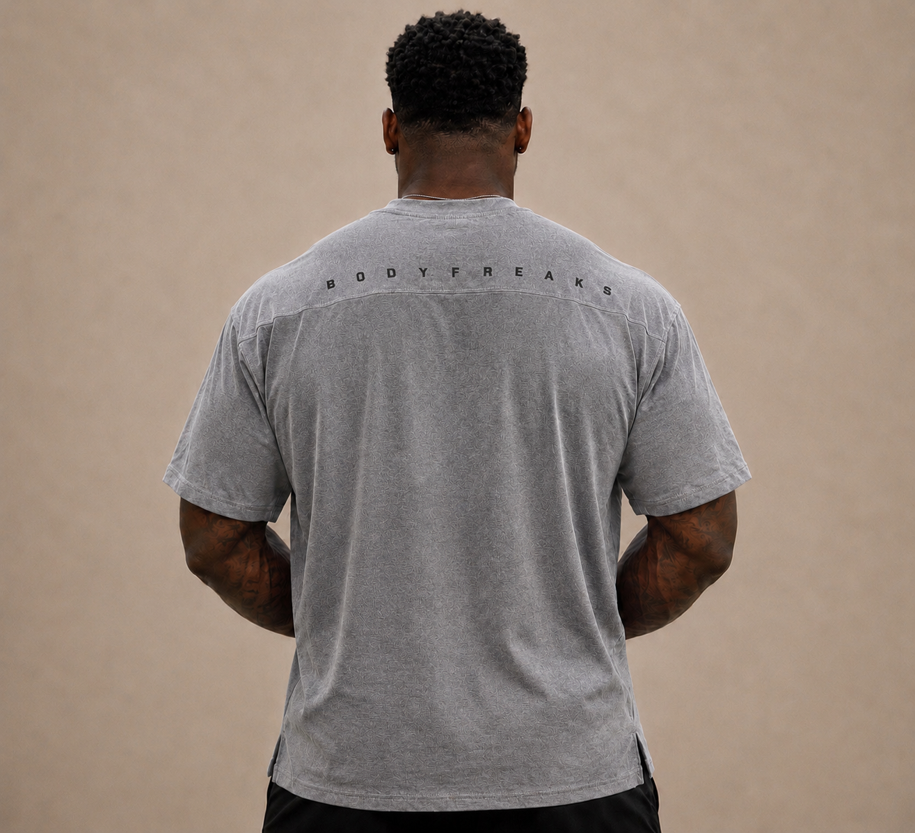 BF Essential Oversized Tee - MARL GREY