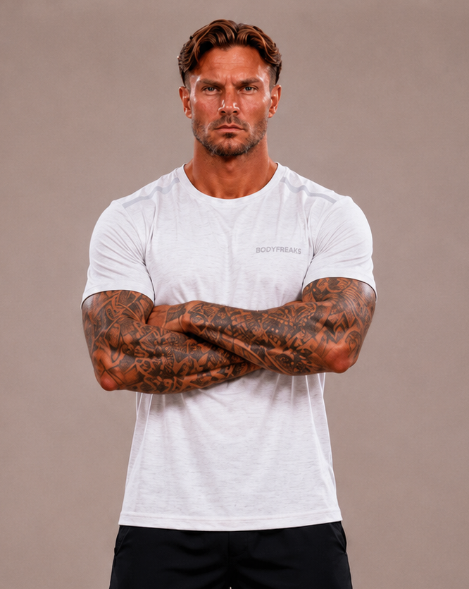 BF Reflect Tee - Ice White