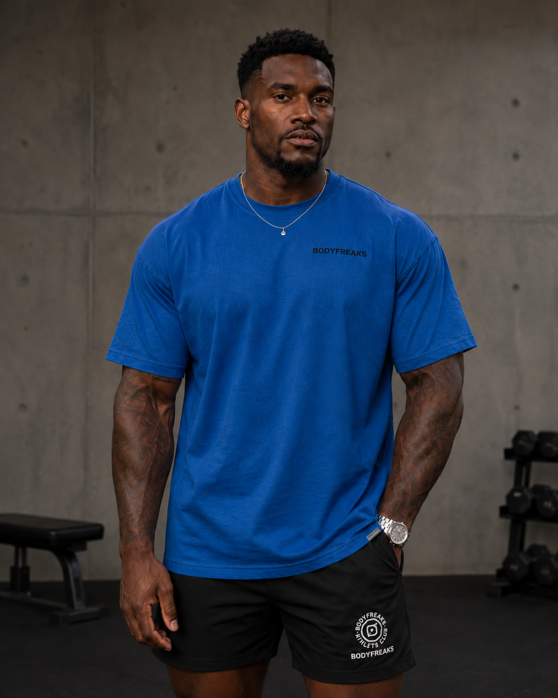 BF Essential Oversized Tee - ELECTRIC BLUE